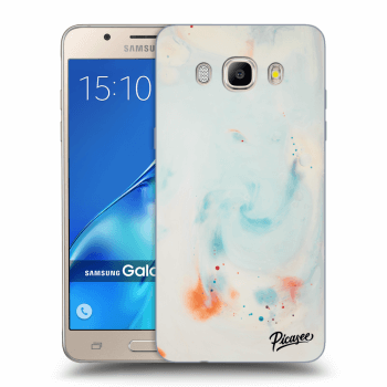Picasee silikonový průhledný obal pro Samsung Galaxy J5 2016 J510F - Splash