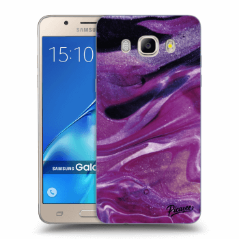 Obal pro Samsung Galaxy J5 2016 J510F - Purple glitter