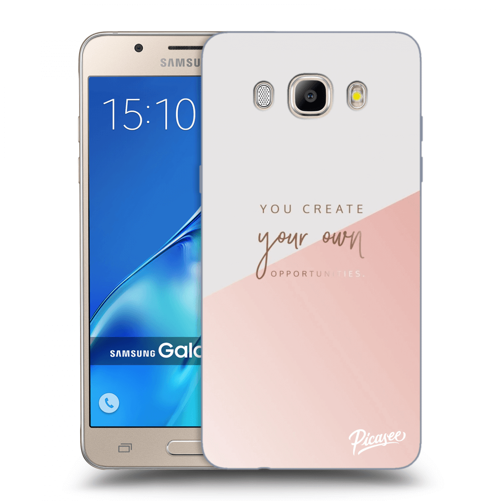 Picasee silikonový průhledný obal pro Samsung Galaxy J5 2016 J510F - You create your own opportunities