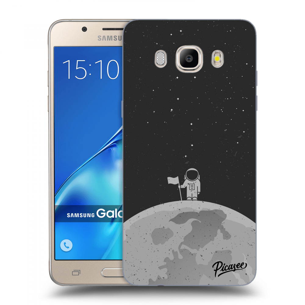 Picasee silikonový průhledný obal pro Samsung Galaxy J5 2016 J510F - Astronaut