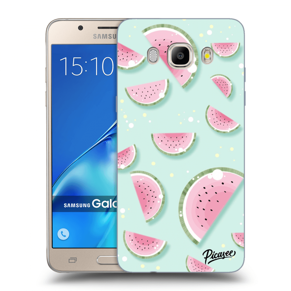 Picasee silikonový průhledný obal pro Samsung Galaxy J5 2016 J510F - Watermelon 2