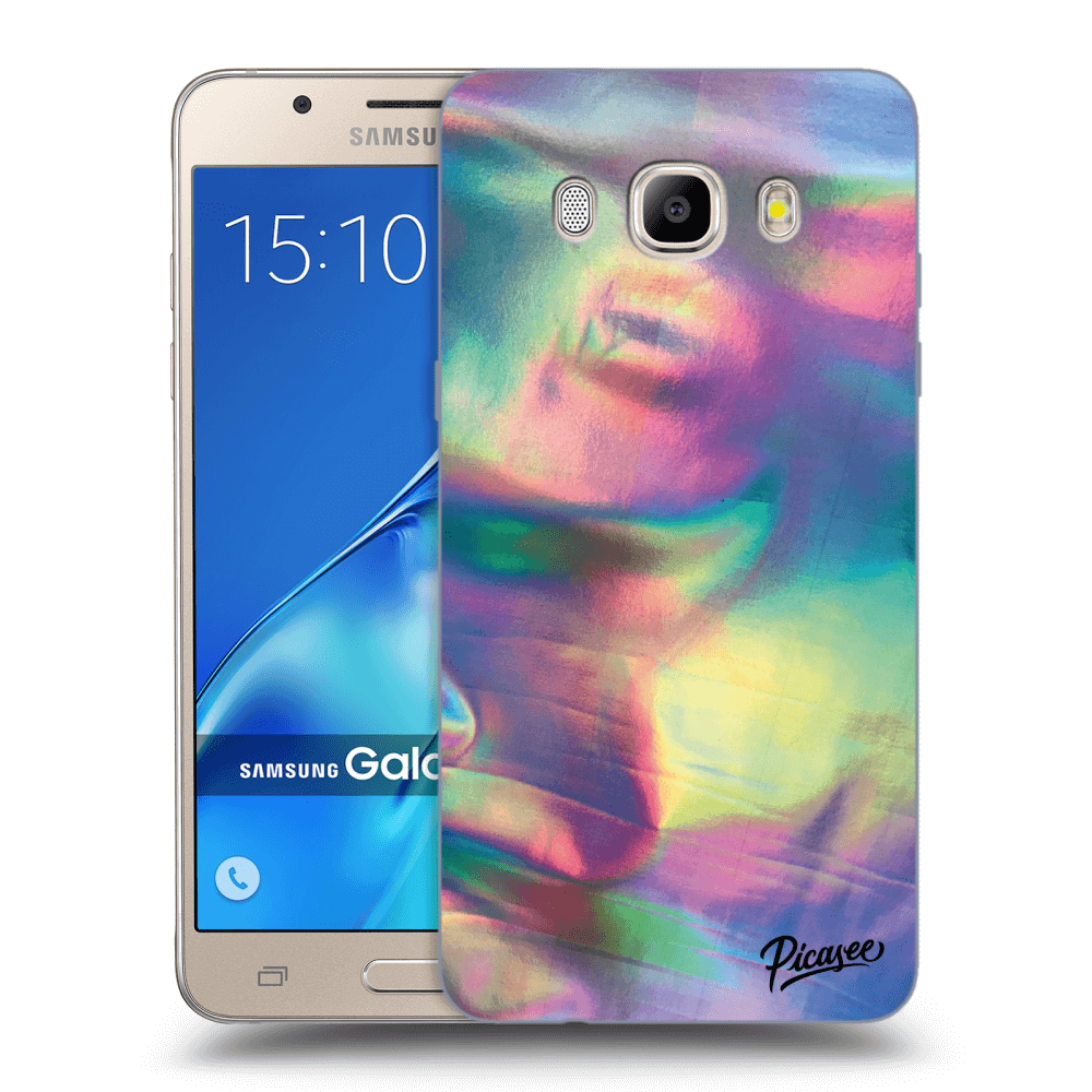 Picasee silikonový průhledný obal pro Samsung Galaxy J5 2016 J510F - Holo