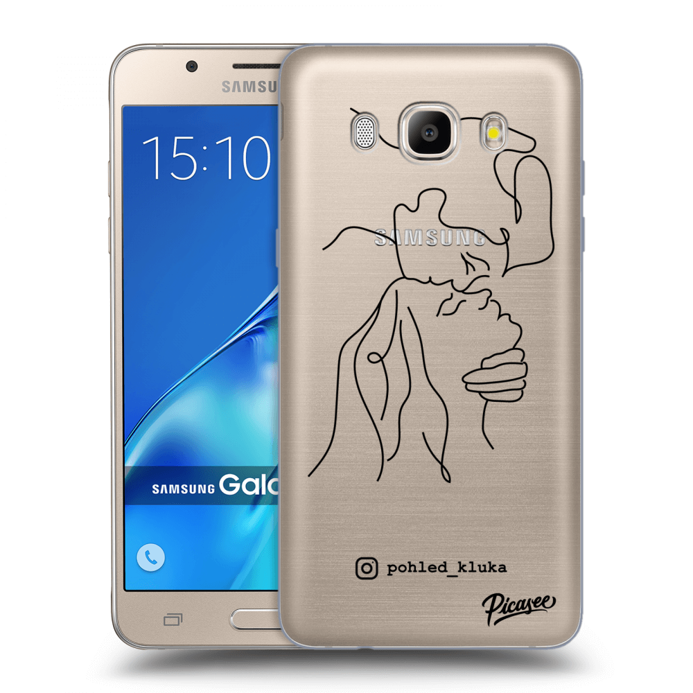Picasee silikonový průhledný obal pro Samsung Galaxy J5 2016 J510F - Forehead kiss