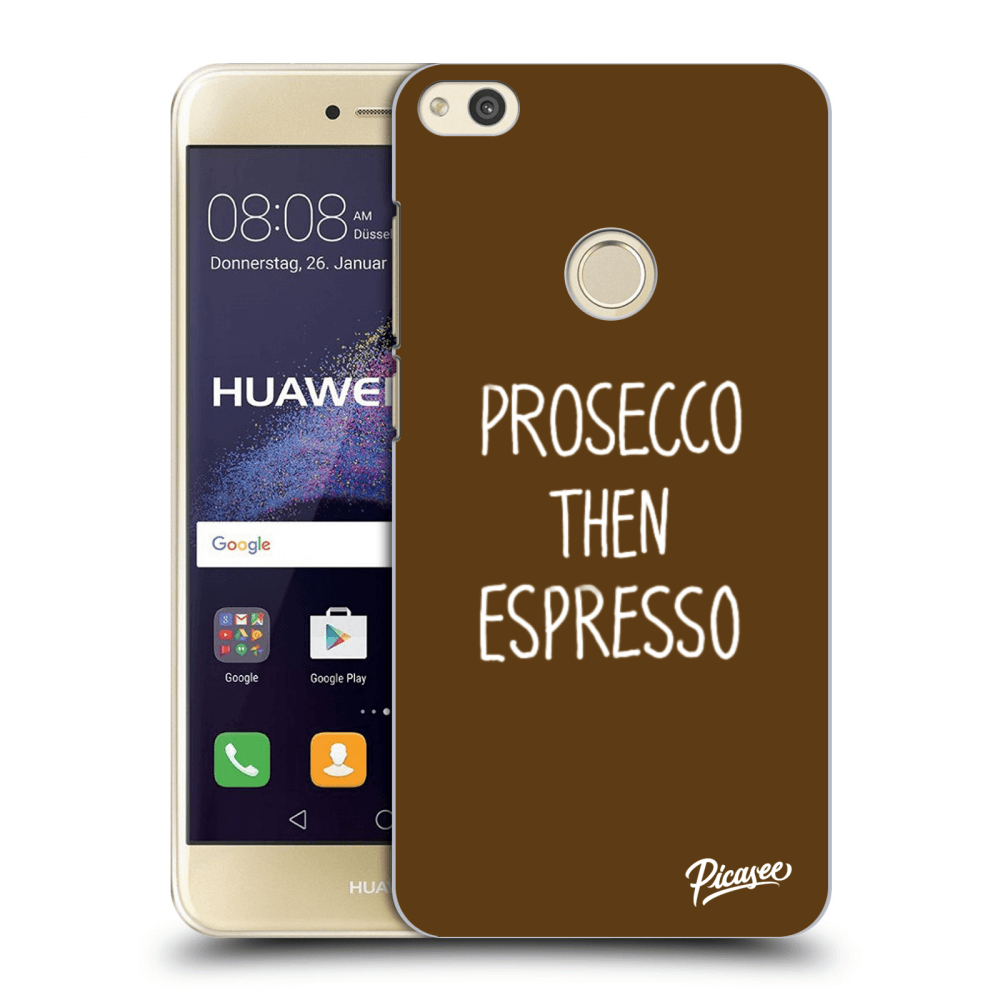 Picasee silikonový průhledný obal pro Huawei P9 Lite 2017 - Prosecco then espresso