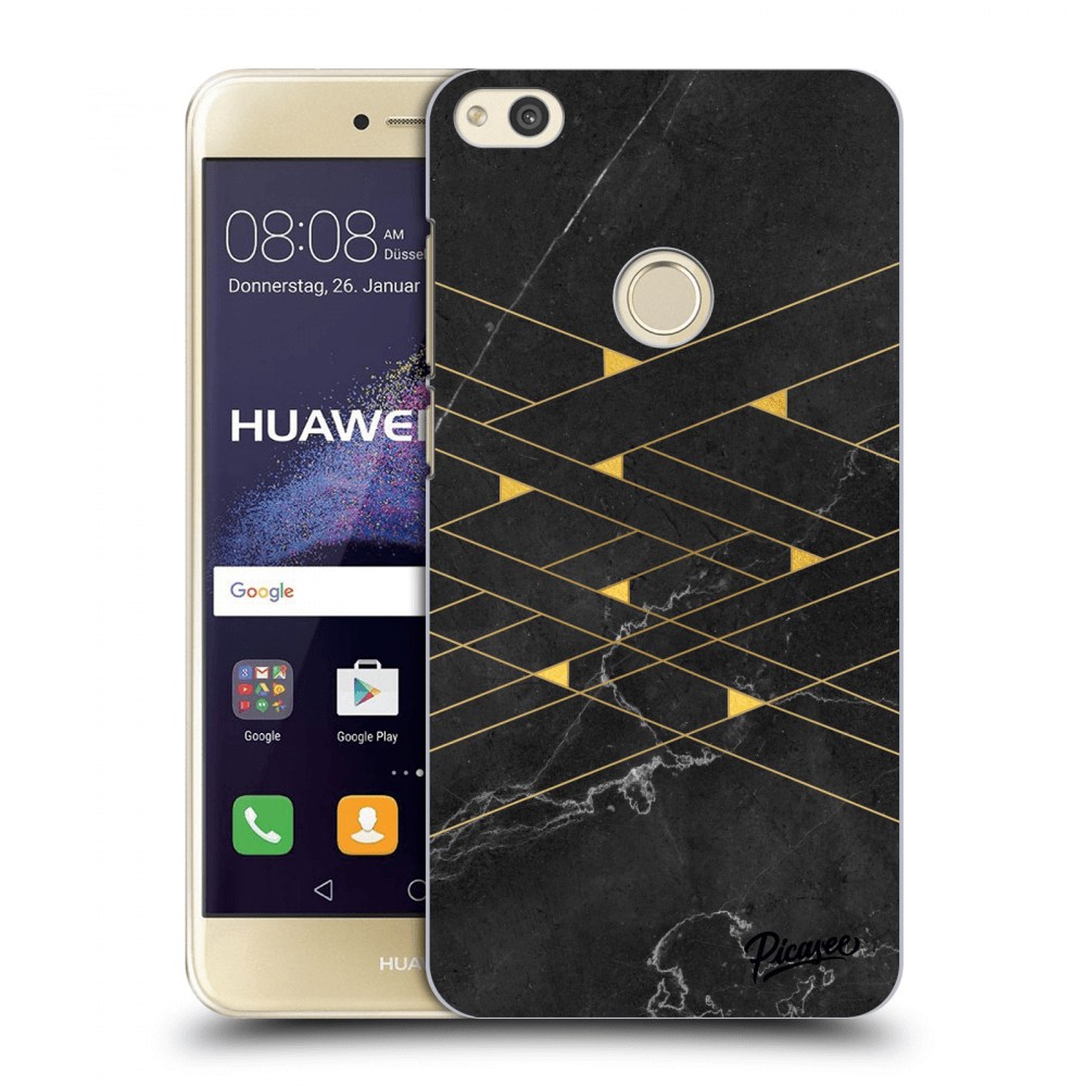 Picasee silikonový průhledný obal pro Huawei P9 Lite 2017 - Gold Minimal