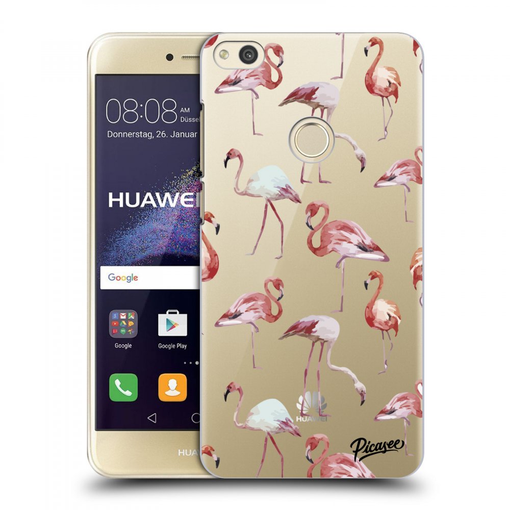Picasee silikonový průhledný obal pro Huawei P9 Lite 2017 - Flamingos