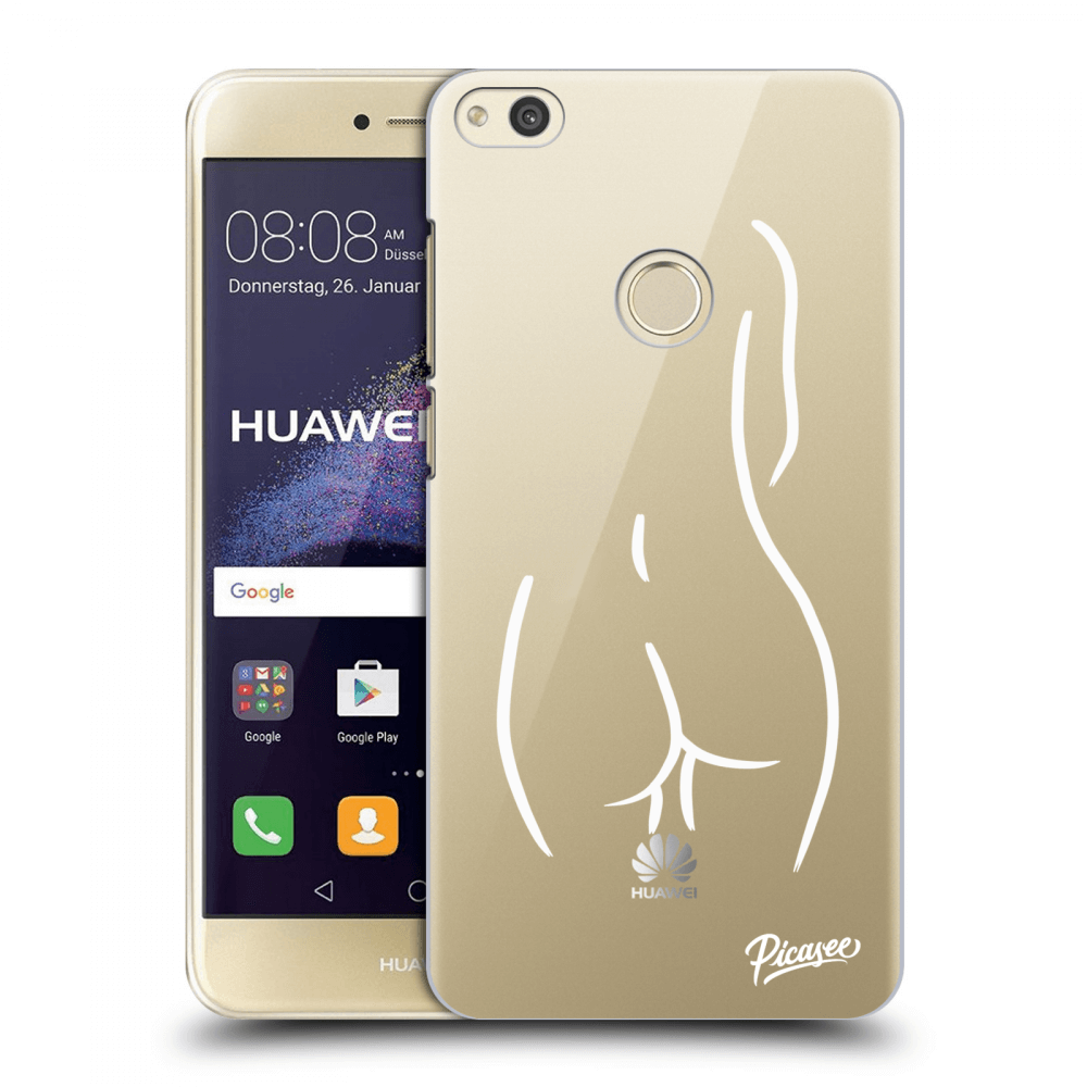 Picasee silikonový průhledný obal pro Huawei P9 Lite 2017 - Svlečená Bílá