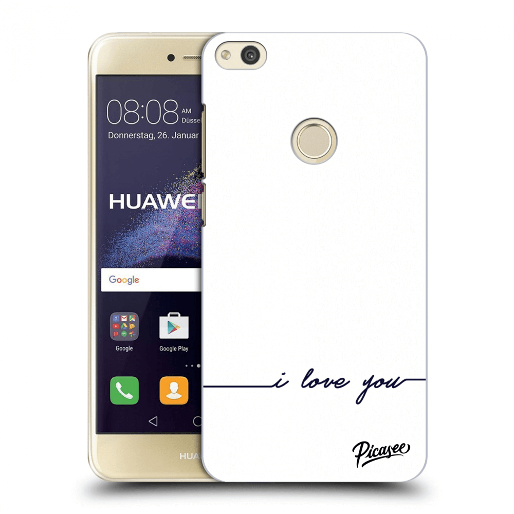 Picasee silikonový průhledný obal pro Huawei P9 Lite 2017 - I love you