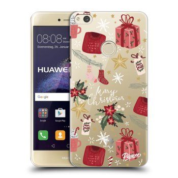 Picasee silikonový průhledný obal pro Huawei P9 Lite 2017 - Christmas