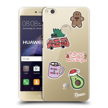 Picasee silikonový průhledný obal pro Huawei P9 Lite 2017 - Christmas Stickers
