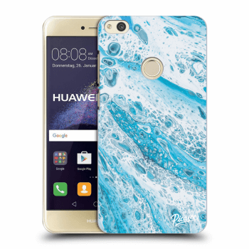 Picasee silikonový průhledný obal pro Huawei P9 Lite 2017 - Blue liquid