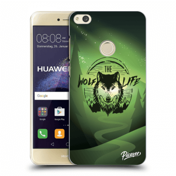 Picasee silikonový průhledný obal pro Huawei P9 Lite 2017 - Wolf life