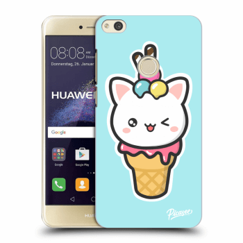 Picasee silikonový průhledný obal pro Huawei P9 Lite 2017 - Ice Cream Cat