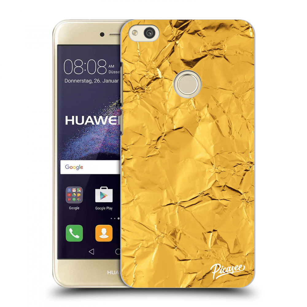 Picasee silikonový průhledný obal pro Huawei P9 Lite 2017 - Gold