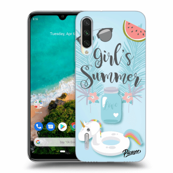 Picasee silikonový průhledný obal pro Xiaomi Mi A3 - Girls Summer