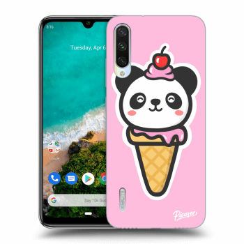 Picasee silikonový průhledný obal pro Xiaomi Mi A3 - Ice Cream Panda