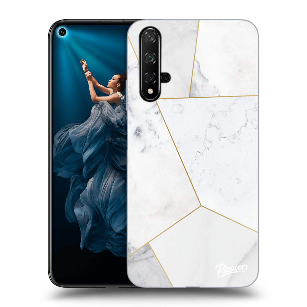 Picasee ULTIMATE CASE pro Honor 20 - White tile