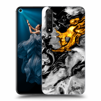 Obal pro Honor 20 - Black Gold 2