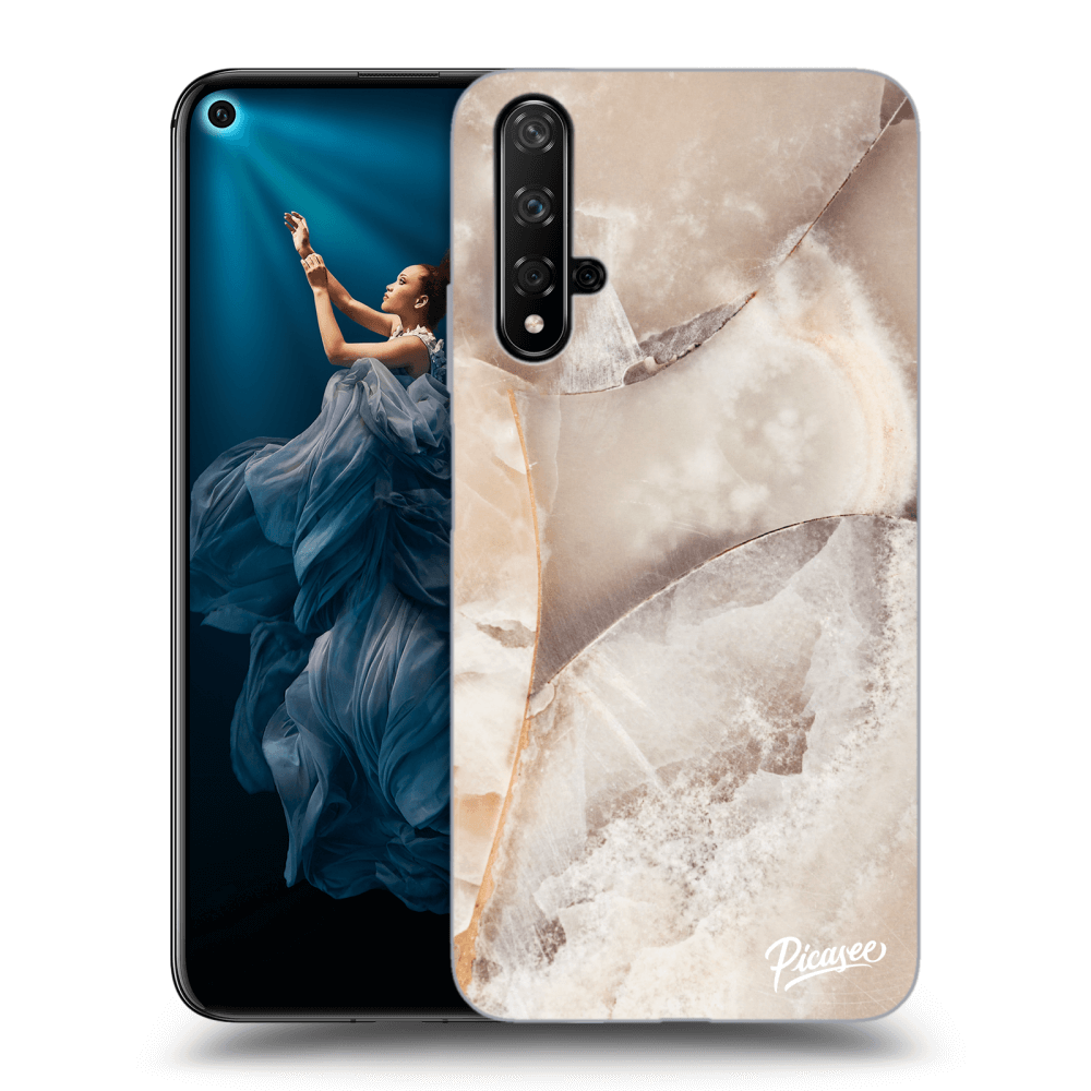 Picasee ULTIMATE CASE pro Honor 20 - Cream marble