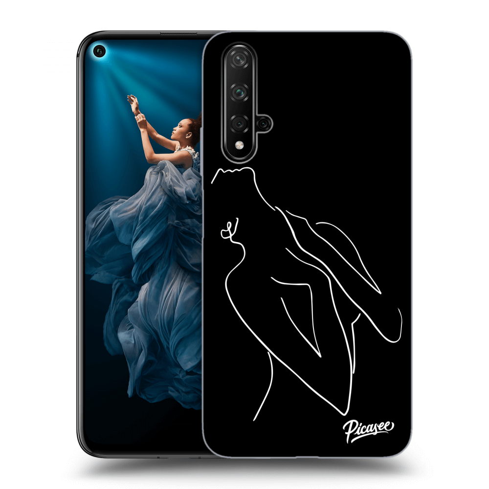 Picasee ULTIMATE CASE pro Honor 20 - Sensual girl White