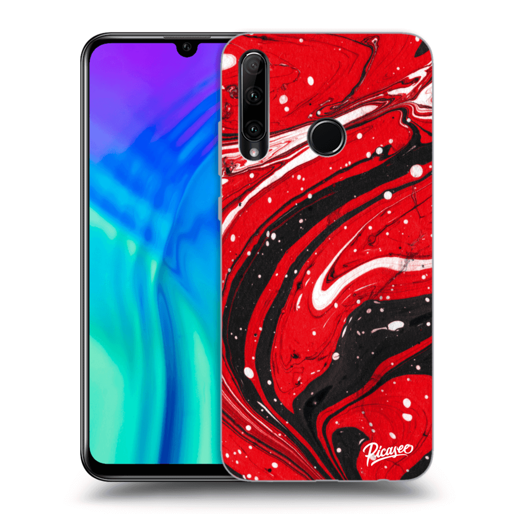 Picasee ULTIMATE CASE pro Honor 20 Lite - Red black