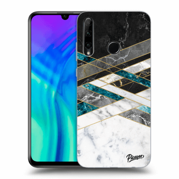Picasee ULTIMATE CASE pro Honor 20 Lite - Black & White geometry