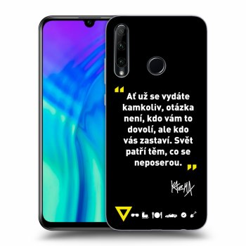 Obal pro Honor 20 Lite - Kazma - SVĚT PATŘÍ TĚM, CO SE NEPOSEROU