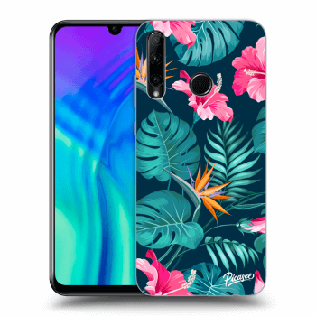 Picasee ULTIMATE CASE pro Honor 20 Lite - Pink Monstera