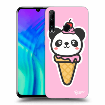Picasee silikonový průhledný obal pro Honor 20 Lite - Ice Cream Panda