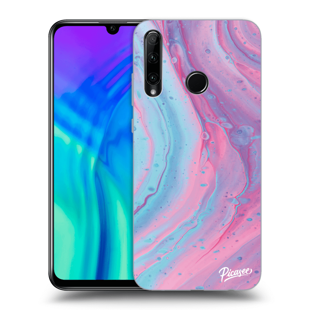 Picasee ULTIMATE CASE pro Honor 20 Lite - Pink liquid