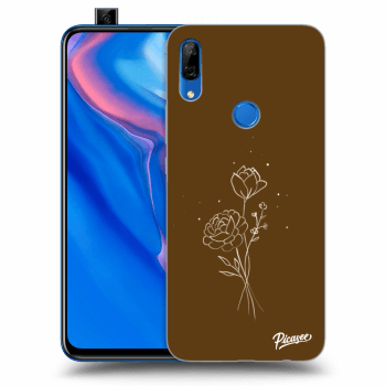 Obal pro Huawei P Smart Z - Brown flowers