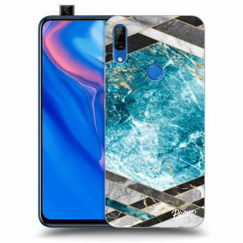 Obal pro Huawei P Smart Z - Blue geometry