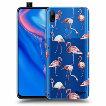 Picasee silikonový průhledný obal pro Huawei P Smart Z - Flamingos
