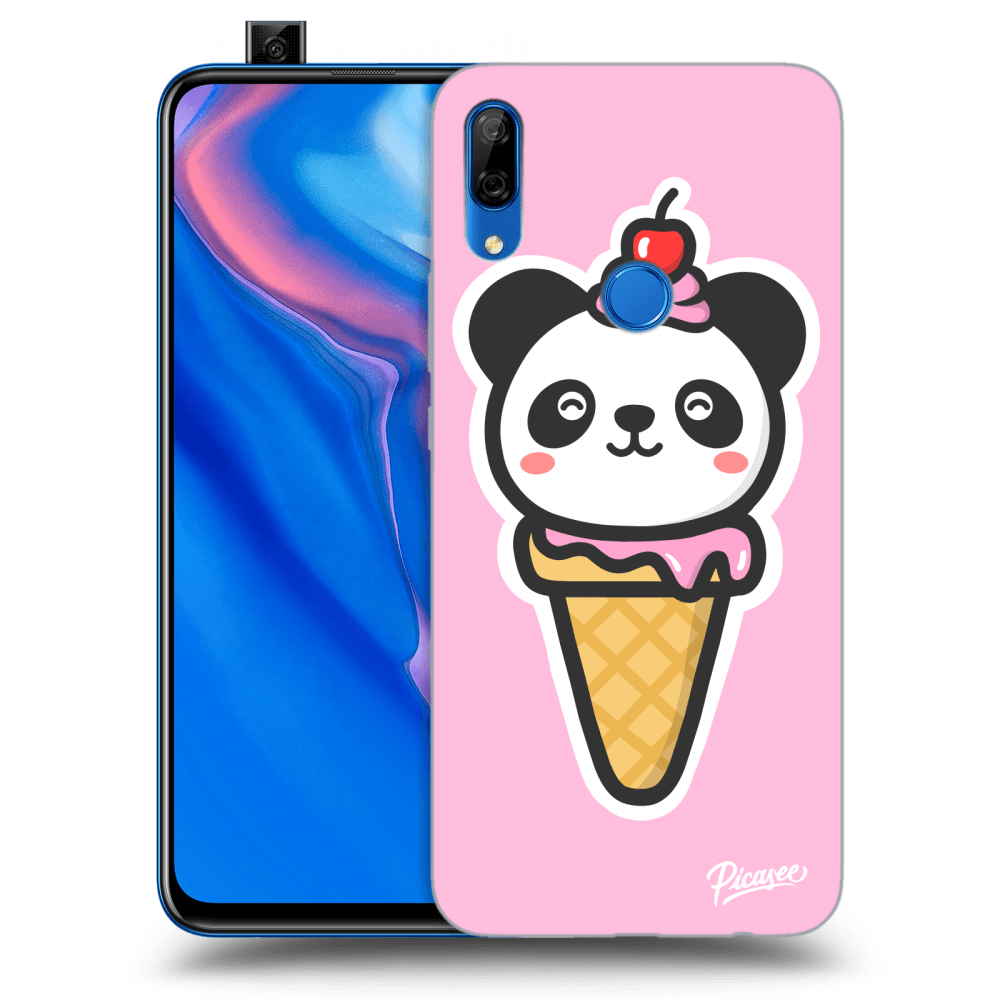 Picasee silikonový černý obal pro Huawei P Smart Z - Ice Cream Panda