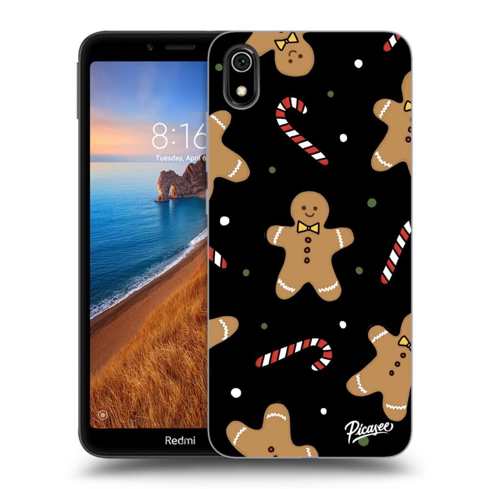 Picasee silikonový černý obal pro Xiaomi Redmi 7A - Gingerbread