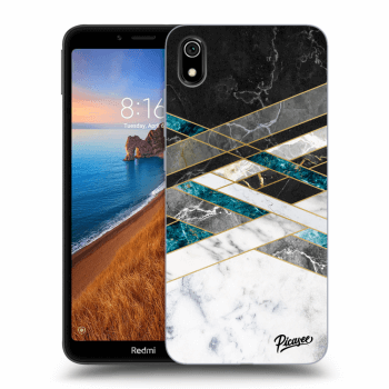 Obal pro Xiaomi Redmi 7A - Black & White geometry