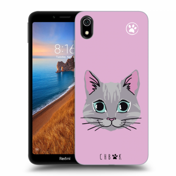 Picasee silikonový černý obal pro Xiaomi Redmi 7A - Chybí mi kočky - Růžová