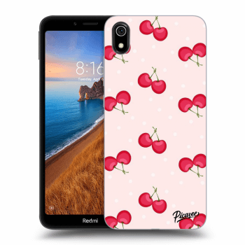 Picasee silikonový průhledný obal pro Xiaomi Redmi 7A - Cherries