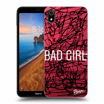 Picasee silikonový průhledný obal pro Xiaomi Redmi 7A - Bad girl