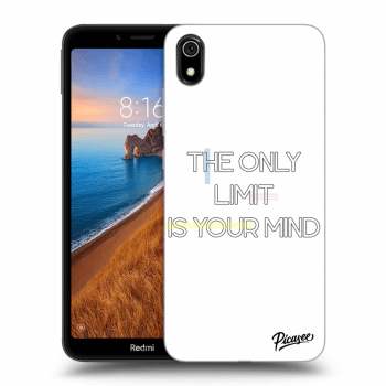 Picasee silikonový průhledný obal pro Xiaomi Redmi 7A - The only limit is your mind