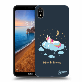 Picasee silikonový průhledný obal pro Xiaomi Redmi 7A - Believe In Unicorns