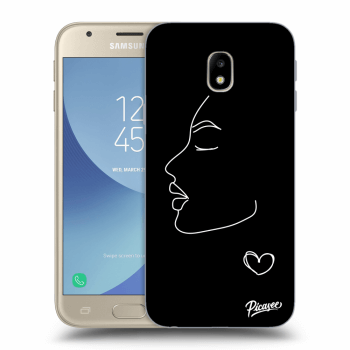 Picasee silikonový černý obal pro Samsung Galaxy J3 2017 J330F - Couple girl White