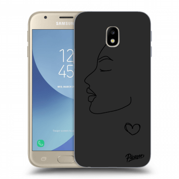 Picasee silikonový černý obal pro Samsung Galaxy J3 2017 J330F - Couple girl