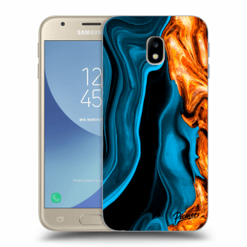 Obal pro Samsung Galaxy J3 2017 J330F - Gold blue