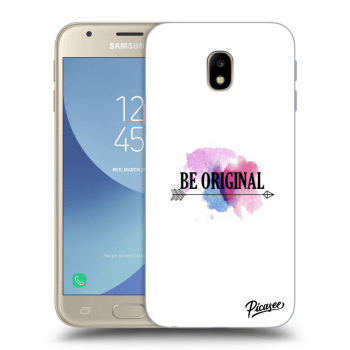 Picasee silikonový průhledný obal pro Samsung Galaxy J3 2017 J330F - Be original