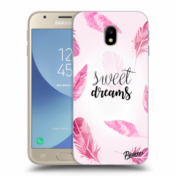 Picasee silikonový průhledný obal pro Samsung Galaxy J3 2017 J330F - Sweet dreams
