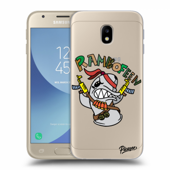 Picasee silikonový průhledný obal pro Samsung Galaxy J3 2017 J330F - Rambofen