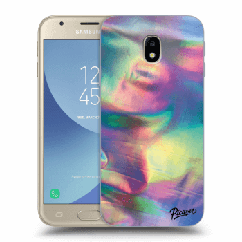 Picasee silikonový průhledný obal pro Samsung Galaxy J3 2017 J330F - Holo