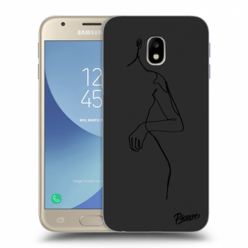 Picasee silikonový černý obal pro Samsung Galaxy J3 2017 J330F - Simple body