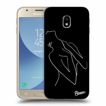 Picasee silikonový černý obal pro Samsung Galaxy J3 2017 J330F - Sensual girl White